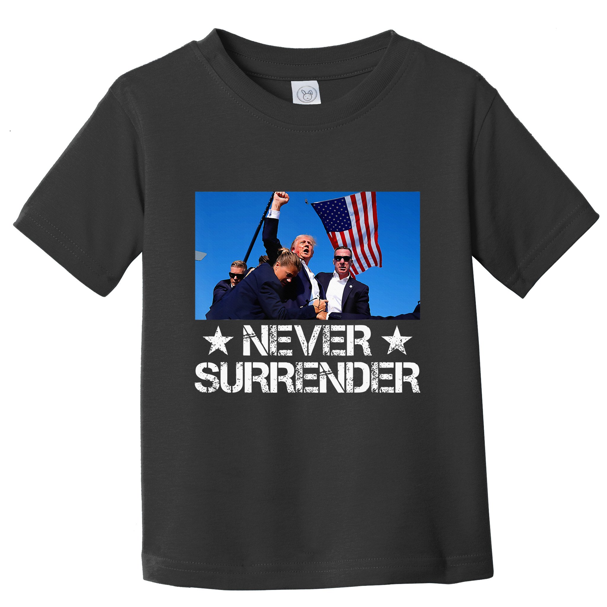 Pray For President Trump Never Surrender God Bless Trump Toddler T-Shirt
