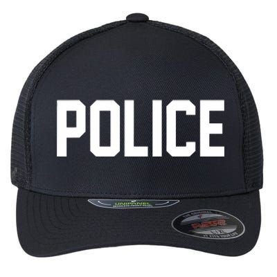 Police For Police Officer Halloween Costume Flexfit Unipanel Trucker Cap