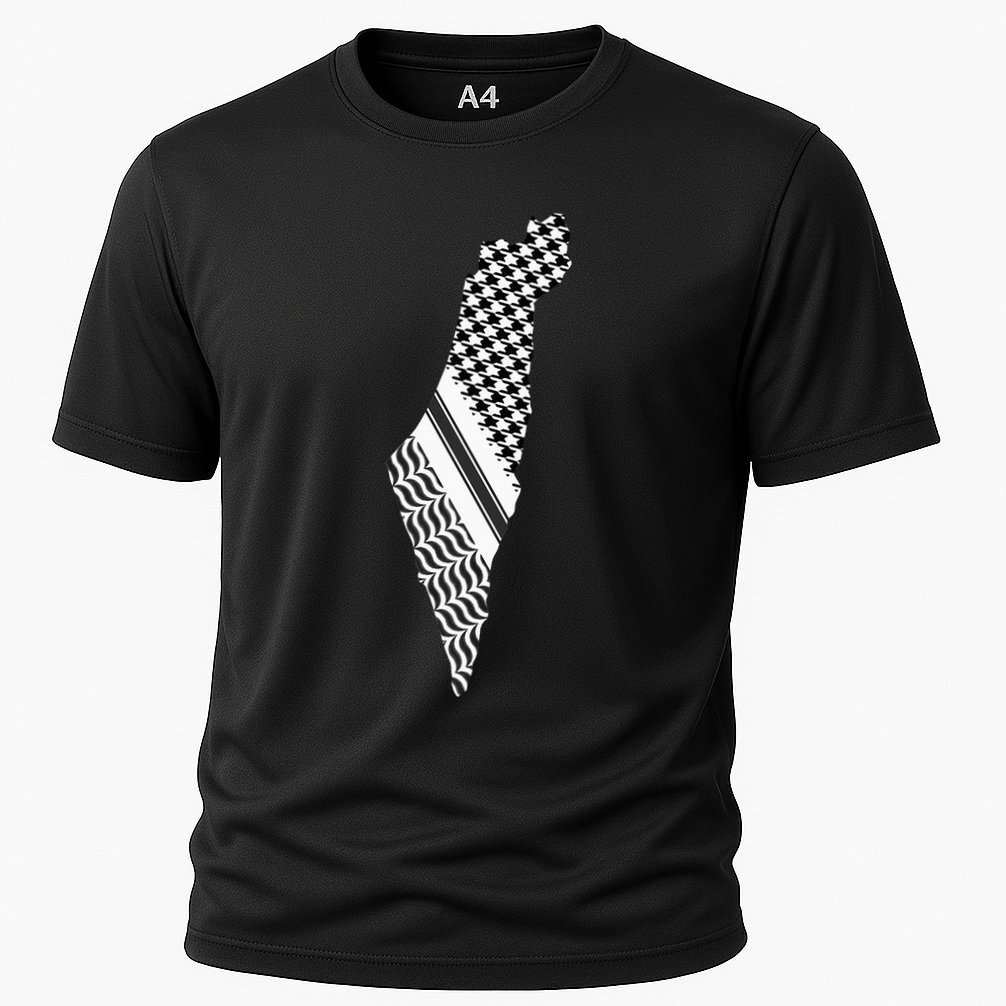 Palestine Free Palestine Free Gaza Palestine Flag Arabic Cooling Performance Crew T-Shirt