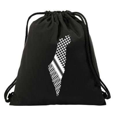Palestine Free Palestine Free Gaza Palestine Flag Arabic Drawstring Bag