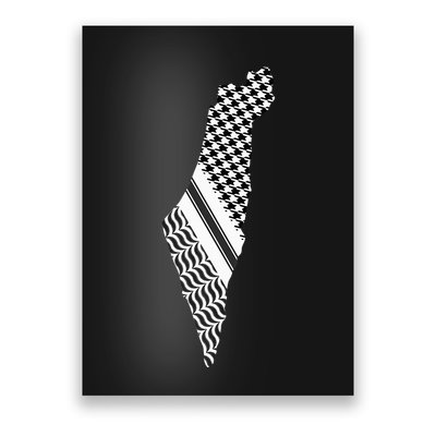 Palestine Free Palestine Free Gaza Palestine Flag Arabic Poster