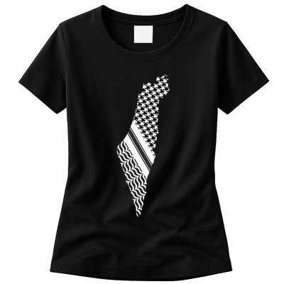 Palestine Free Palestine Free Gaza Palestine Flag Arabic Womens T-Shirt