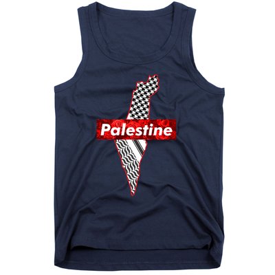 Palestine Free Palestine Free Gaza Palestine Flag Arabic Tank Top