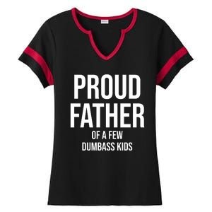 Proud Father Ladies Halftime Notch Neck Tee