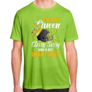 Pittsburgh Football Queen Classy Sassy And A Bit Smart Assy Adult ChromaSoft Performance T-Shirt