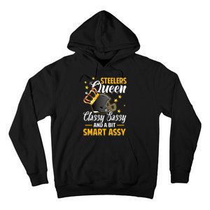 Pittsburgh Football Queen Classy Sassy And A Bit Smart Assy Hoodie