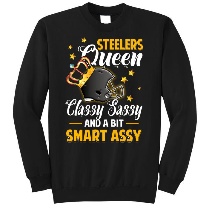 Pittsburgh Football Queen Classy Sassy And A Bit Smart Assy Sweatshirt