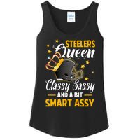 Pittsburgh Football Queen Classy Sassy And A Bit Smart Assy Ladies Essential Tank