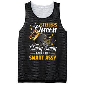 Pittsburgh Football Queen Classy Sassy And A Bit Smart Assy Mesh Reversible Basketball Jersey Tank