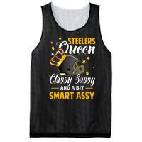 Pittsburgh Football Queen Classy Sassy And A Bit Smart Assy Mesh Reversible Basketball Jersey Tank