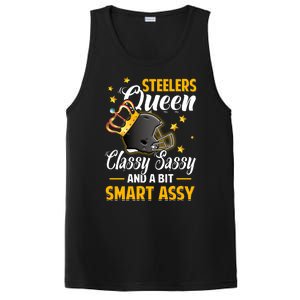 Pittsburgh Football Queen Classy Sassy And A Bit Smart Assy PosiCharge Competitor Tank