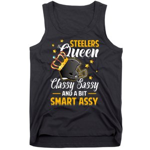 Pittsburgh Football Queen Classy Sassy And A Bit Smart Assy Tank Top