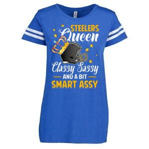 Pittsburgh Football Queen Classy Sassy And A Bit Smart Assy Enza Ladies Jersey Football T-Shirt