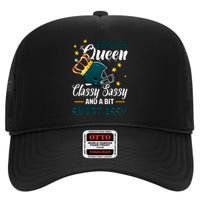 Philadelphia Football Queen Classy Sassy And A Bit Smart Assy High Crown Mesh Back Trucker Hat