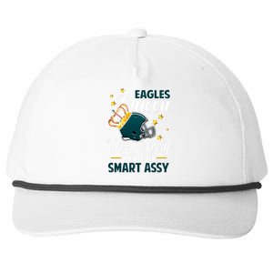 Philadelphia Football Queen Classy Sassy And A Bit Smart Assy Snapback Five-Panel Rope Hat