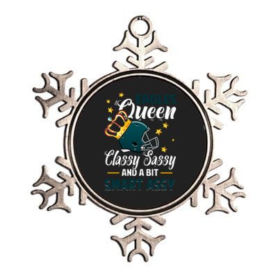 Philadelphia Football Queen Classy Sassy And A Bit Smart Assy Metallic Star Ornament