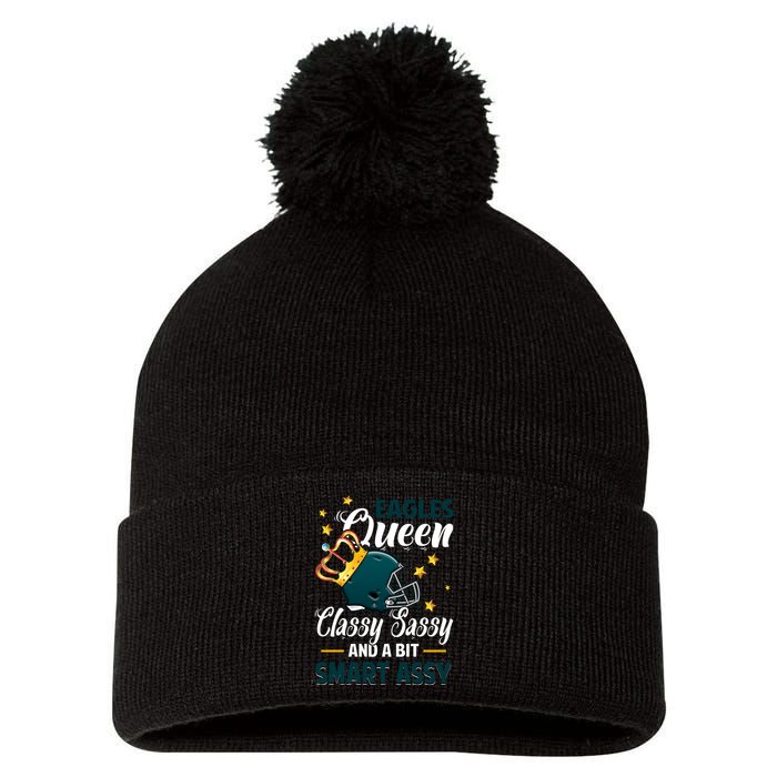 Philadelphia Football Queen Classy Sassy And A Bit Smart Assy Pom Pom 12in Knit Beanie