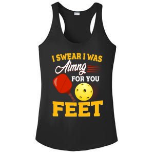 Pickleball Funny Quotes Humorous Slogans Gift Great Gift Ladies PosiCharge Competitor Racerback Tank