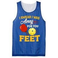 Pickleball Funny Quotes Humorous Slogans Gift Great Gift Mesh Reversible Basketball Jersey Tank