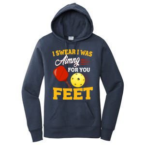 Pickleball Funny Quotes Humorous Slogans Gift Great Gift Women's Pullover Hoodie