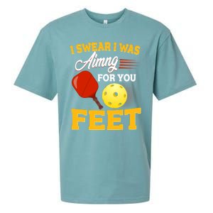 Pickleball Funny Quotes Humorous Slogans Gift Great Gift Sueded Cloud Jersey T-Shirt