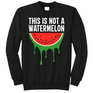 Palestine Funny Quote This Is Not A Watermelon Sweatshirt