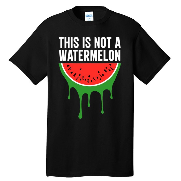 Palestine Funny Quote This Is Not A Watermelon Tall T-Shirt