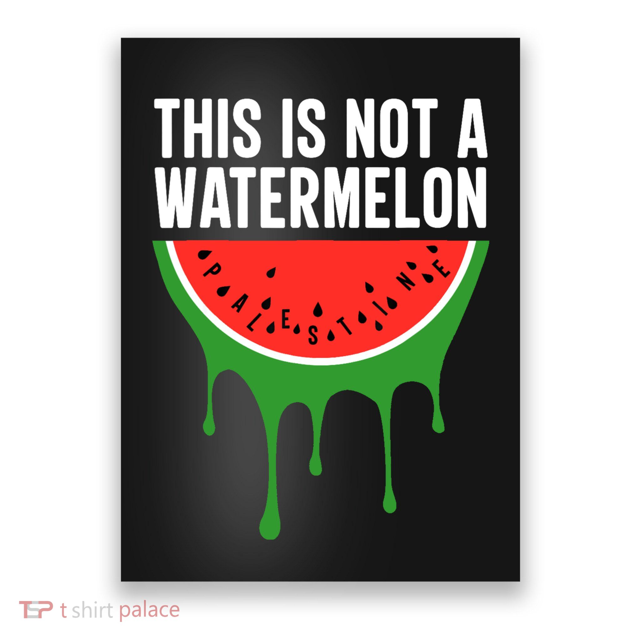 Palestine Funny Quote This Is Not A Watermelon Poster