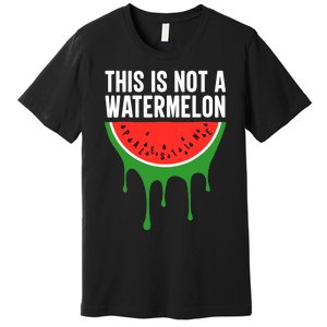 Palestine Funny Quote This Is Not A Watermelon Premium T-Shirt