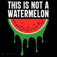 Palestine Funny Quote This Is Not A Watermelon Pom Pom 12in Knit Beanie