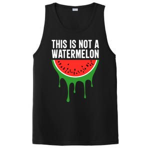 Palestine Funny Quote This Is Not A Watermelon PosiCharge Competitor Tank