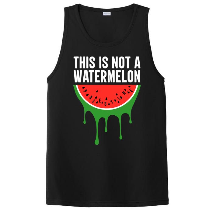 Palestine Funny Quote This Is Not A Watermelon PosiCharge Competitor Tank