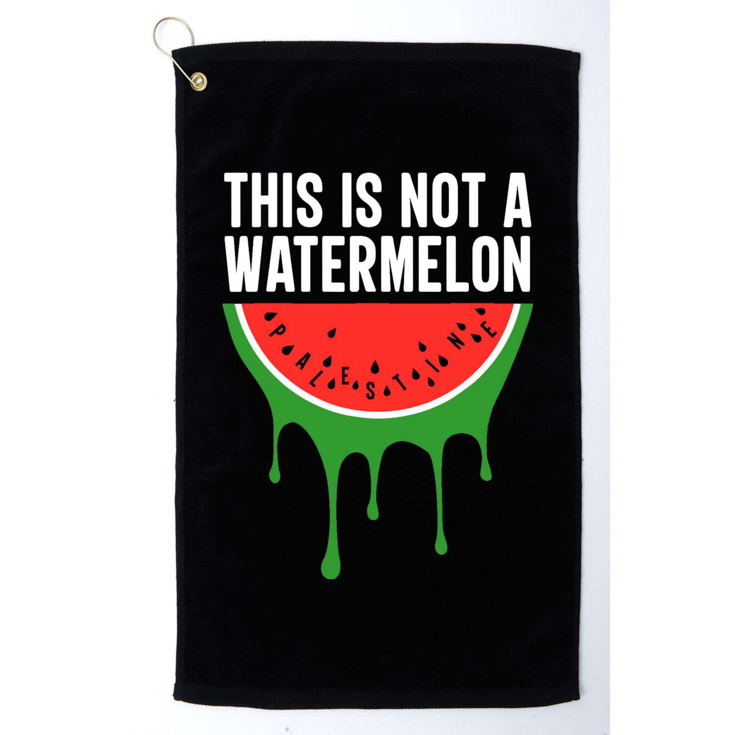 Palestine Funny Quote This Is Not A Watermelon Golf Towel