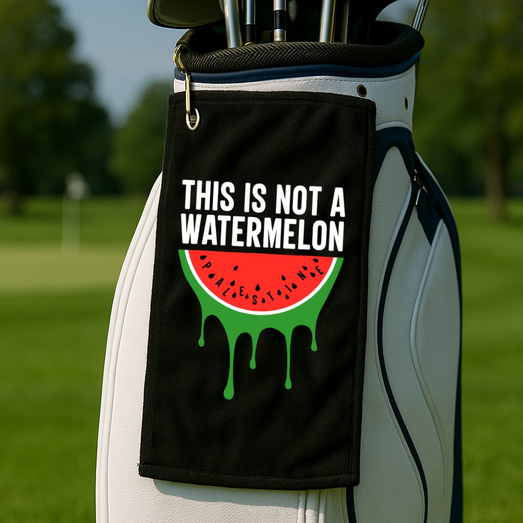 Palestine Funny Quote This Is Not A Watermelon Golf Towel