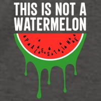 Palestine Funny Quote This Is Not A Watermelon Vector Backpack