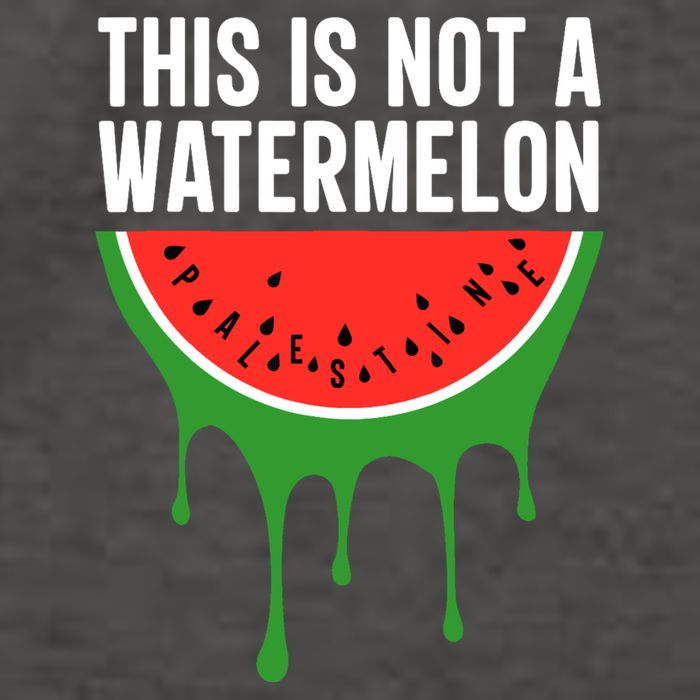 Palestine Funny Quote This Is Not A Watermelon Vector Backpack
