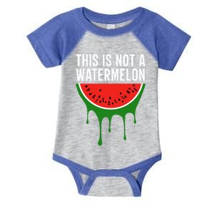 Palestine Funny Quote This is Not a Watermelon Infant Baby Jersey Bodysuit