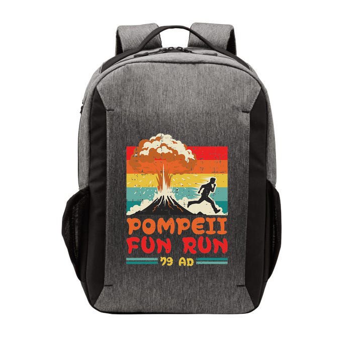 Pompeii Fun Run Saying Volcanologist Vector Backpack