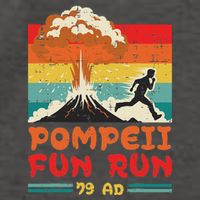 Pompeii Fun Run Saying Volcanologist Vector Backpack