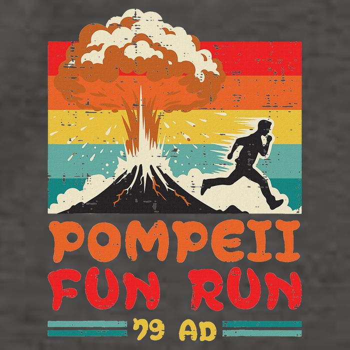 Pompeii Fun Run Saying Volcanologist Vector Backpack