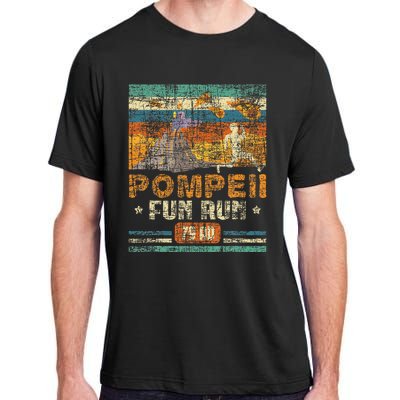 Pompeii Fun Run Geography Volcanologist Volcanology Adult ChromaSoft Performance T-Shirt