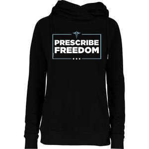 Prescribe Freedom Ron DeSantis Florida Governor Womens Funnel Neck Pullover Hood