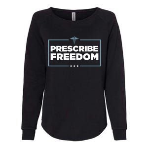 Prescribe Freedom Ron DeSantis Florida Governor Womens California Wash Sweatshirt