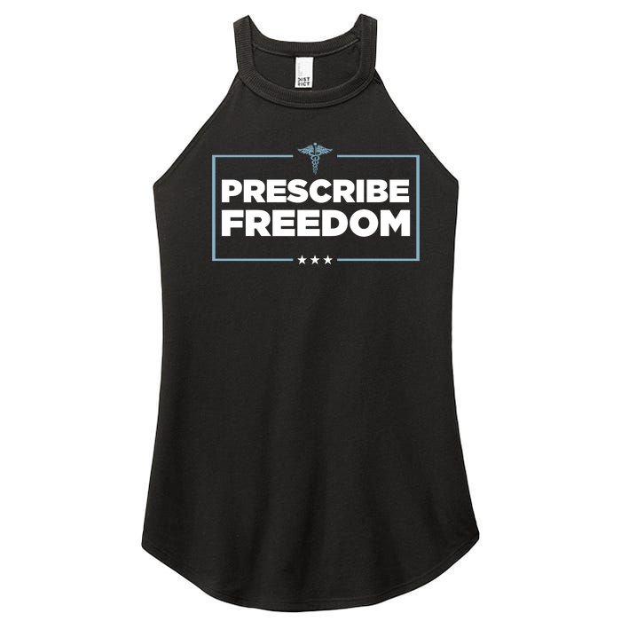 Prescribe Freedom Ron DeSantis Florida Governor Women's Perfect Tri Rocker Tank