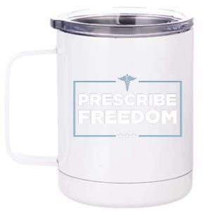 Prescribe Freedom Ron DeSantis Florida Governor 12 oz Stainless Steel Tumbler Cup