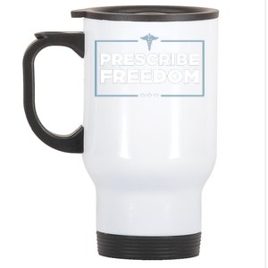 Prescribe Freedom Ron DeSantis Florida Governor Stainless Steel Travel Mug