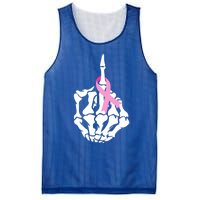 Pink Feather Ribbon Breast Cancer Awareness S Quote Cool Gift Mesh Reversible Basketball Jersey Tank