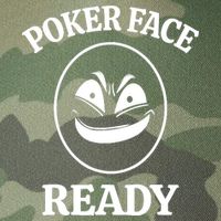 Poker Face Ready Gambling Texas Holdem Funny Card Playing Legacy Tie Dye Trucker Hat