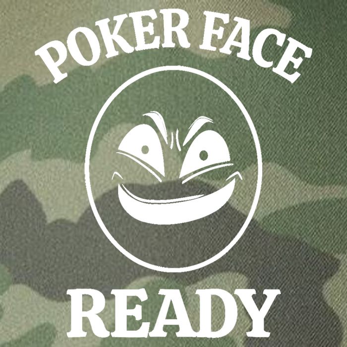 Poker Face Ready Gambling Texas Holdem Funny Card Playing Legacy Tie Dye Trucker Hat