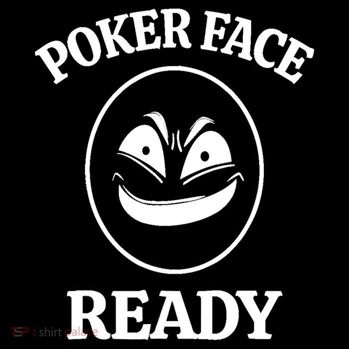 Poker Face Ready Gambling Texas Holdem Funny Card Playing Flatbill Hat